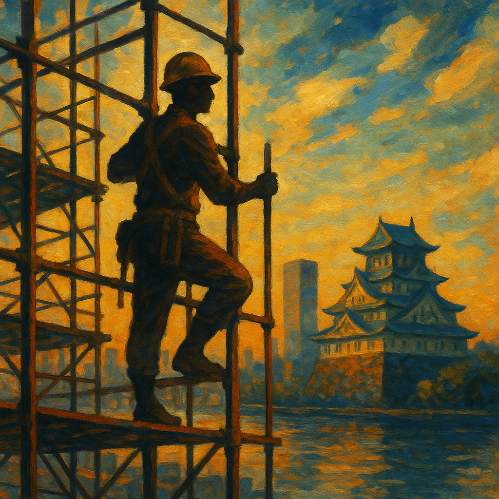 大阪市湾岸の足場とび現場求人｜必須資格と応募3項目