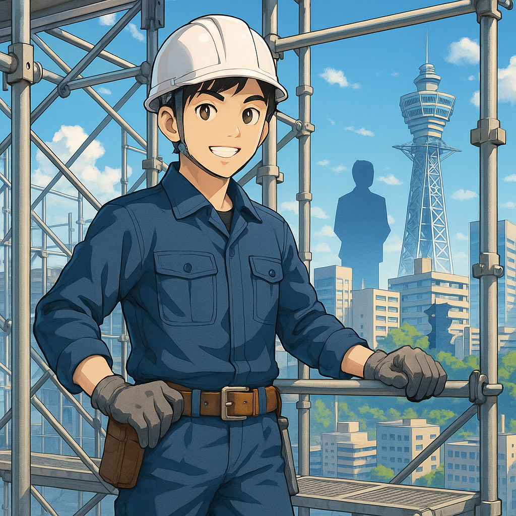 大阪市の足場とび現場求人｜月給231,000円〜成長できる環境