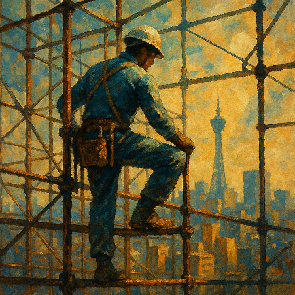 株式会社Self made 大阪市の足場とび 月給231,000円〜